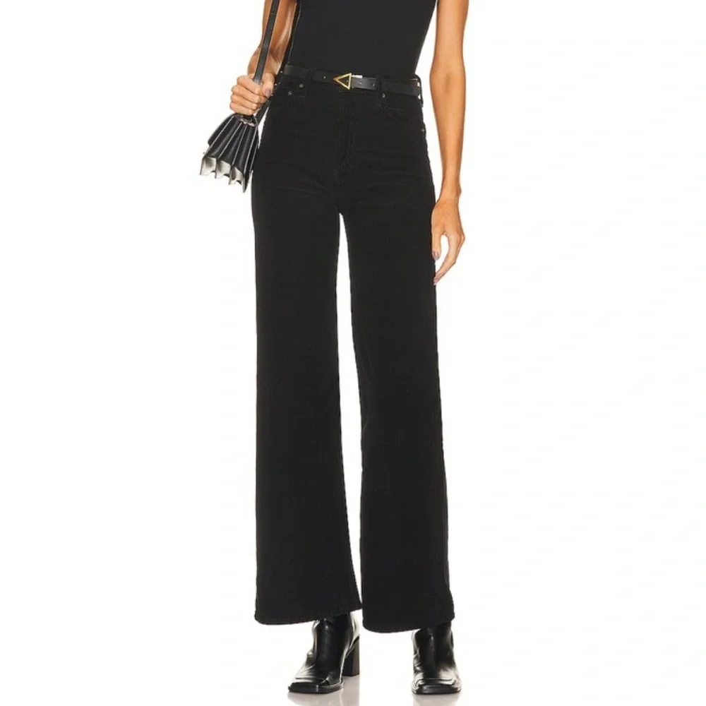 Citizens of Humanity Paloma Baggy in Corduroy 28 Black - Picture 2 of 12